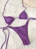 rinabe puh halter wimuit 여자 그라디언트 프린트 wimwear exy 끈 목욕 Uit 레이스 업 삼각형 비키니 ET 220609