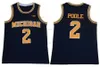 5 Jalen Rose Michigan Wolverines Jersey 4 Chris Webber 25 Juwan Howard 1 Charles Matthews 2 Jorda Poole College Basketball Yellow Men Białe koszulki mundury