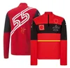 F1 pull 2022 automne et hiver chaud sweat à capuche de sport hommes fan course costume formule un pull à fermeture éclair veste