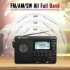 V115 Rádio AM/FM SW Rádio portátil Shortwave FM Support Support TF Card USB Rec Recorder Hora do sono