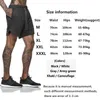 Doppelschichtige einfarbige Shorts für Herren, große Größe, Fitness-Training, schnell trocknende Jogging-Hose, Herren-Sport-Shorts