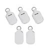 Sublimation Blanks Refillable Neoprene Hand Sanitizer Holder Cover Chapstick Holders With Keychain For 30ML Flip Cap Containers Travel Bottle FY4285 ss0114