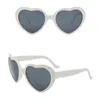 Peach Heart Sunglasses Beach Supplies UV保護アイウェアサンシェードグラスメガネス子供と大人のためのアクセサリー1743