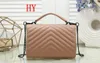 Designer Woman Bags Shoulder Bags Handbags Luxury Brands Wallet Card Bag Fashion PurseLeather Pure Color Lady black Chain Handbag