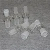Raucherzubehör Wasserpfeifen Drop-Down-Adapter 14 mm männlich weiblich 18 mm Aschefänger Recycler Bohrinseln Dab Glas Wasserpfeifen Schüssel Bubbler
