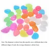 Party Decoration 200pcs Glow In The Dark Garden Pebbles Stones Rocks For Walkways Path Patio Lawn Yard Decor Luminous BTParty