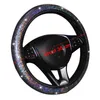 Steering Wheel Covers Fashion Design Car Colorful Universal Luxury Accessories Auto Rhinestone Sparkle Diamond Bling Interi L5T9