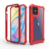 360 Full Body Bumper Phone Cases Heavy Duty Hard PC Defender Crystal Clear Case For iPhone 13 Pro Max 12 11 XR XS 7 8 6 Plus Acrylic Protective Cover