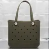 Femme étanche Eva Tote Grand panier de magasinage Sacs de plage lavable Silicone Bogg sac sac à main