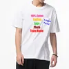 Übergroße lose Hip Hop Männer männliche individuelle p o Text gedruckt T-Shirt Team Rock Punk Cool Man DIY T-Shirt solide Tasche Top T-Shirt 220621