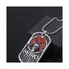 Midy Game Metro Exodus 2033 Necklace Classic Dog Skull Metal Choker Men Jewelry Accessories9435210