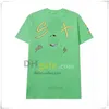 Printemps été T-shirts CH Records Sex T-shirt imprimé pour hommes Casual Loose Sports Col rond Sanskrit Cross Style rétro Street Trend Design Tee