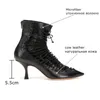 ALLBITEFO Microfiber genuine leather women boots fashion sexy cross tied golden womens ankle boots motocycle boots 201103