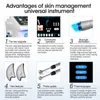 الإضاءة البشرة المجهرية للإضاءة الجلد للاستخدام المنزلي للوجه المائي آلي كوريا معدات أوكسيجين