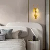 Duvar lambası İskandinav Antlers LED kapalı aydınlatma koridoru başucu lambaları lüks merdivenler için yatak ev oturma odası dekorasyon yatak odası duvar