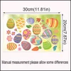 Other Festive Party Supplies 9 Sheets/Set Easter Egg Bunny Kawaii Diy S Dhevz