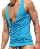 Top Men Deep V Neck Vests Mens Bodybuilding Tank Tops Summer Gym Clothings for Male Sleeveless Vest Shirts Fashion 220615