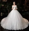 Other Wedding Dresses Long Train Dress 2022 Butterfly Luxury Embroidery Lace Off The Shoulder Princess Brides Gowns Vestidos De NoviaOther