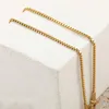 Hanger kettingen glazuur hart liefde ketting voor vrouwen boho trendy real gold vergulde stalen ketens link kraag mode 2022Pendant