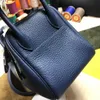 Brand purse 19cm designer purse luxury handbag mini Shoulder Bag Fashionable Togo Leather handmade stitching blue yellow orange red colors fast delivery