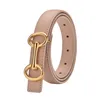 Leather belt women's simple fashion all-match belt ladies jeans dress with trousers