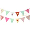 Decoración de fiesta Festival de bodas Bandera Banderín Cadena Banner Bunting Banderas Bebé Niños Niña Cumpleaños Navidad Decoración navideña Fiesta