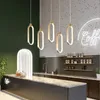 Pendellampor lampor mässing minimalistisk tak ljuskronor för matsal inomhus belysning modern heminredning nordisk led sängringar lyppendan
