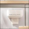 Paper Towel Holders Kitchen Storage Organization Housekee Home Garden Ll Wallmounted Tissue Box Self Adhesive P Dhifi