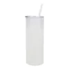 Sublimatie glas rechte magere tumbler 25oz spaties wijnbier koffie mok hoog borosilicaat heldere match cup zeeway gcf14381