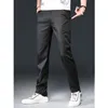 Pantalones para hombres Verano Primavera Hombres Casual Estiramiento recto Slim Fit Pantalones chinos transpirables