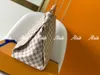 women's totes bags SAC ARTSY MM M40249 Fashion Womens Top Handle Tote Shoulder Handbag Purse Iconic Brown White Check Waterproof Canvas N41174