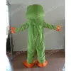 Performance Green Frog Mascot Fantas