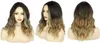 Nouveau Sexy court blond brun partie moyenne Ombre ondulé petite dentelle femmes Cosplay fête perruques de cheveux synthétiques