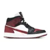 Nike Air Jordan 1 Mid Hommes Femmes Chaussures De Basket-ball En Cuir Île Vert Voile Rouge Noir Bleu Or Milan Gris Neutre Hyper Crimson Baskets Taille 36-45