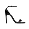 2022 women luxury Dress Shoes high heels patent leather Gold Tone black nude lady fashion sandals open toes stiletto heel Party Wedding Office pumps