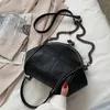 Vintage Zwei Riemen Shell Lock Tasche Kette Frauen Schulter Umhängetaschen PU Leder Tote frauen Handtaschen s 220602