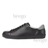 Designer homens mulheres para sapatos casuais de tênis Snake chaussures couro tênis Ace Bee Bee bordado Sapato branco Plataforma plana Treinadores esportivos de caminhada Tiger Stripen