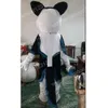 Halloween Husky Dog Mascot Costume Carnival Hallowen Gifts Adultos Games de festa Fancamente Férias Celebração de Cartoon Roupfits