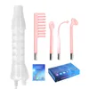 High Frequency Electrotherapy Electrode Light Acne Wand Skin Care Spot Remover Facial Spa Beauty Machine Face Clean 220520