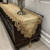 Luxury Table Runners for Dining Wedding Party Christmas Decor Europe TV Cabinet Tea Embroidered cloth Dresser 220615