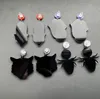 Acryl -stud oorbellen Halloween Black Cat Ghost Doll Skeleton Purple Mouth Lip Orange Pumpkin Drop Earring Bangles voor vrouwelijke meisjes