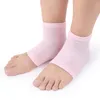 Socken Strumpfwaren Bunte Baumwoll-Peds Anti-Cracking-Liner Ferse Weiches, elastisches Silikon Feuchtigkeitsspendender Fuß-Hautpflege-Schutz