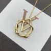 Designer Pendant Love Necklace Womens smycken Classic Circle Shape 925S Fashion Silver Rose Gold Trend High Quality Par Necklac8081476