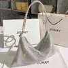 Shoppingväskor axelhandväskor jiomay strass för kvinnor 2022 mode ny glitter paljett kvällskoppling purses lyxdesigner handväska 220322