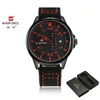 Zegarek zegarek kwarcowy dla mężczyzn Casual Military Sports Man skórzana ręka zegarowy Zegar Renogio MasculinowristWatches