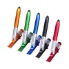 4 in 1 Folding Ballpoint Pen Screen Stylus Touch Pens Universal Capacitive Pen with LED for Tablet Cellphone Mobile Phone Holder