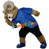 Mascotte costume de poupée 915 Sport mouton chèvre mascotte Costume Hotsale fourrure Animal dessin animé pour adulte