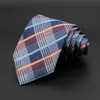 Męskie krawat klasyczny stały kolor Stripe kwiat kwiatowy 8cm jacquard krawat akcesoria codziennie noszenie przyjęcie weselne Cravat