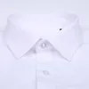 남자 드레스 셔츠 순수 면적 대형 남성 셔츠 긴 소매 비 철분 줄무늬 단단한 공식 사각형 칼라 편안한 옷