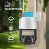 LED Alarm Ostrzeżenie Lampa światła kamery CCTV kamera Wi -Fi Alert Motion Human Motion Tracking 5MP PTZ Rotating 360 Detekcja